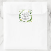 ピリピ語の聖書聖なる書物、 経典感動的節 スクエアシール (バッグ)