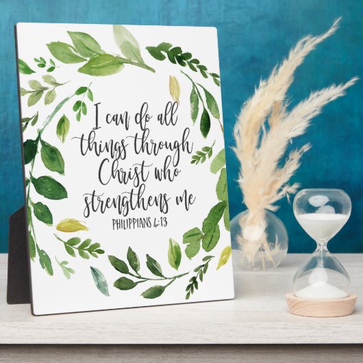 ピリピ語の聖書聖なる書物、 経典感動的節 フォトプラーク (側面)