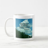 ピリピ1:6この事に自信を持って… コーヒーマグカップ (左)