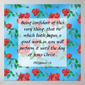 ピリピ1:6ポスター ポスター (正面)