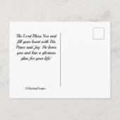 ピリピ1:6私はこの聖句に自信を持っている ポストカード (裏面)