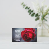 ピリピ1:6私はこの聖句に自信を持っている 名刺 (スタンド正面)