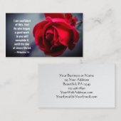 ピリピ1:6私はこの聖句に自信を持っている 名刺 (正面/裏面)