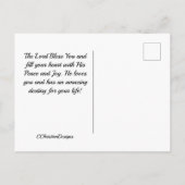 ピリピ1:6良い仕事を始めた者は聖書 ポストカード (裏面)