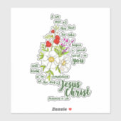 ピリピ1:6 シール (シート)