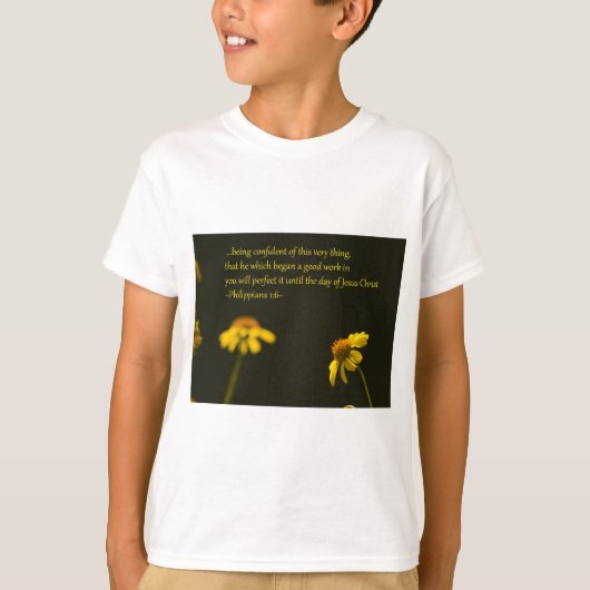 ピリピ1:6 Tシャツ (正面)