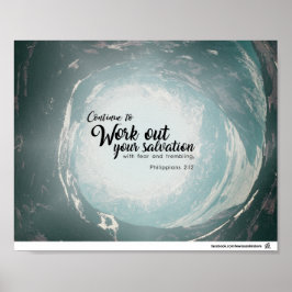 ピリピ2:12 – あなたの救いを取り除きなさい ポスター