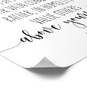 ピリピ2:3利己主義から何もしない ポスター (角)