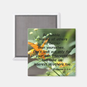 ピリピ2:3-4 マグネット (正面/裏面)