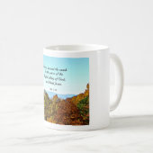 ピリピ3:14わたしは印に向かって押す… コーヒーマグカップ (正面右)