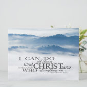 ピリピ4キリスト・フラットカードを通してすべてのもの (スタンド正面)