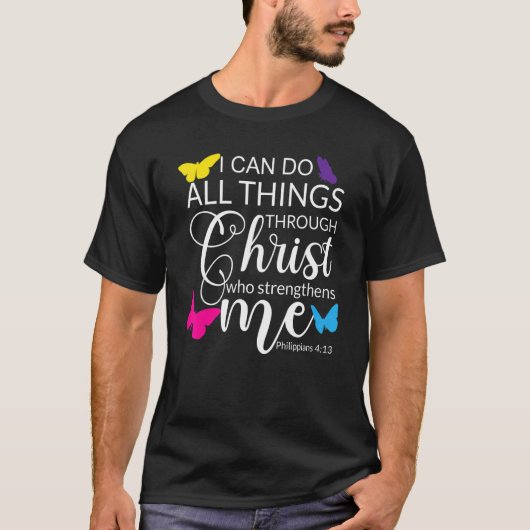 ピリピ413キリスト教聖句 Tシャツ (正面)
