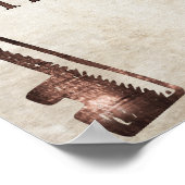 ピリピ4:12クリスチャンタイポグラフィバイブル・アート ポスター (角)