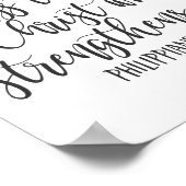 ピリピ4:13わたしはすべての事を行うことができる ポスター (角)