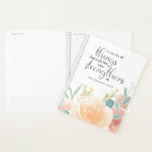 ピリピ4:13わたしは彼を通して全てのことを行うことができる プランナー手帳 (ディスプレー)