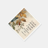 ピリピ4:13キリストの聖書を通して、すべてのもの スタンダードカクテルナプキン (角)