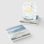 ピリピ4:13キリストの聖書を通して、すべてのもの ストーンコースター (横)