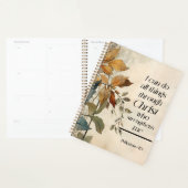 ピリピ4:13キリストの聖書を通して、すべてのもの プランナー手帳 (ディスプレー)