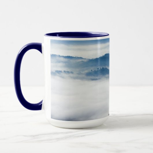 ピリピ4:13キリストの聖書を通して、すべてのもの マグカップ (左)