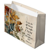 ピリピ4:13キリストの聖書を通して、すべてのもの ラージペーパーバッグ (正面アングル)