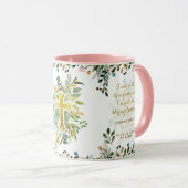 ピリピ4:13キリストを通して全てのことを行うことができる マグカップ (正面右)