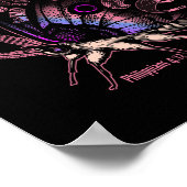 ピリピ4 13キリスト教聖書蝶 ポスター (角)