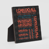 ピリピ4:13プラーク フォトプラーク (正面)