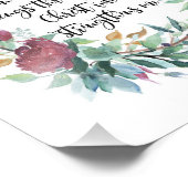 ピリピ4:13私はキリストを通して全てのことを行うことができる フォトプリント            (角)