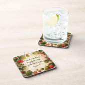 ピリピ4:13聖書の時代を超えたデザイン コースター (右側)