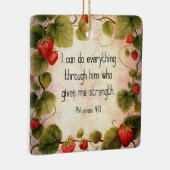 ピリピ4:13聖書の時代を超えたデザイン セラミックオーナメント (右)