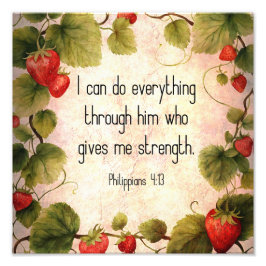 ピリピ4:13聖書の時代を超えたデザイン フォトプリント