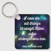 ピリピ4:13聖書の詩 キーホルダー (正面)