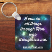 ピリピ4:13聖書の詩 キーホルダー (正面)