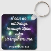 ピリピ4:13聖書の詩 キーホルダー (裏面)