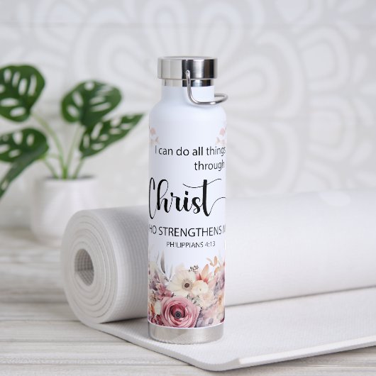 ピリピ4:13 ウォーターボトル (ヨガ)