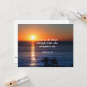 ピリピ4:13 カード (正面/裏面インサイチュ)