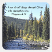 ピリピ4:13 スクエアシール (正面)