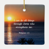 ピリピ4:13 セラミックオーナメント (裏面)