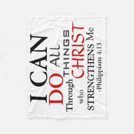 ピリピ4:13 フリースブランケット