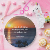 ピリピ4:13 ペーパープレート (パーティー)