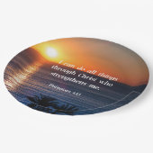 ピリピ4:13 ペーパープレート (アングル)