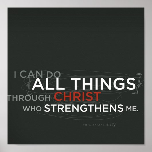 ピリピ4:13 ポスター (正面)