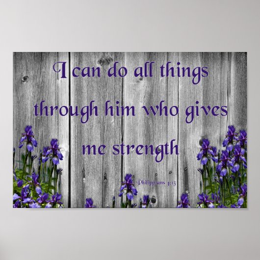 ピリピ4:13 ポスター (正面)