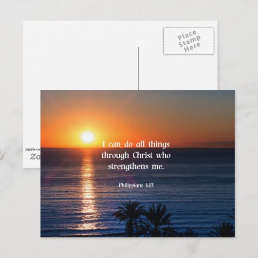 ピリピ4:13 ポストカード (正面/裏面)