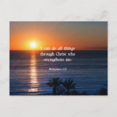 ピリピ4:13 ポストカード (正面)