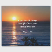 ピリピ4:13 ラッピングペーパー (フラット)