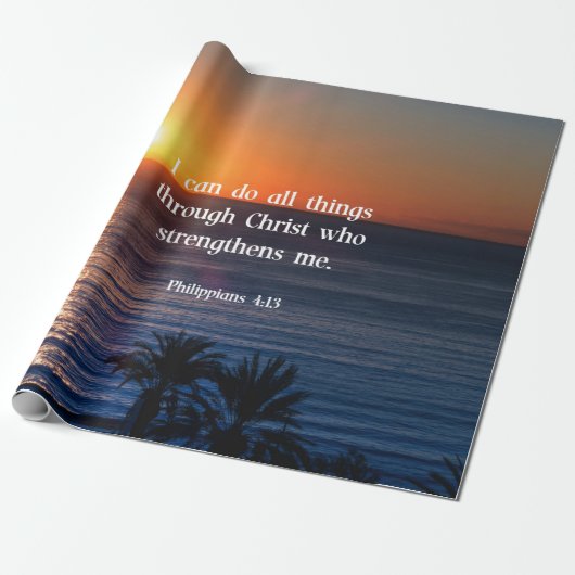 ピリピ4:13 ラッピングペーパー (アンロールド)