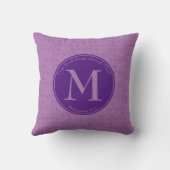 ピリピ4:13 |紫 |リバーシブル |モノグラム クッション (裏面)