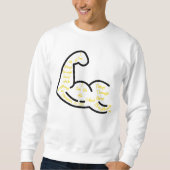 ピリピ4:13 KJV聖書Verse Men's スウェットシャツ (正面)