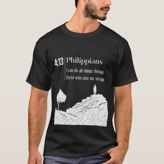 ピリピ4:13 Tシャツ (正面)